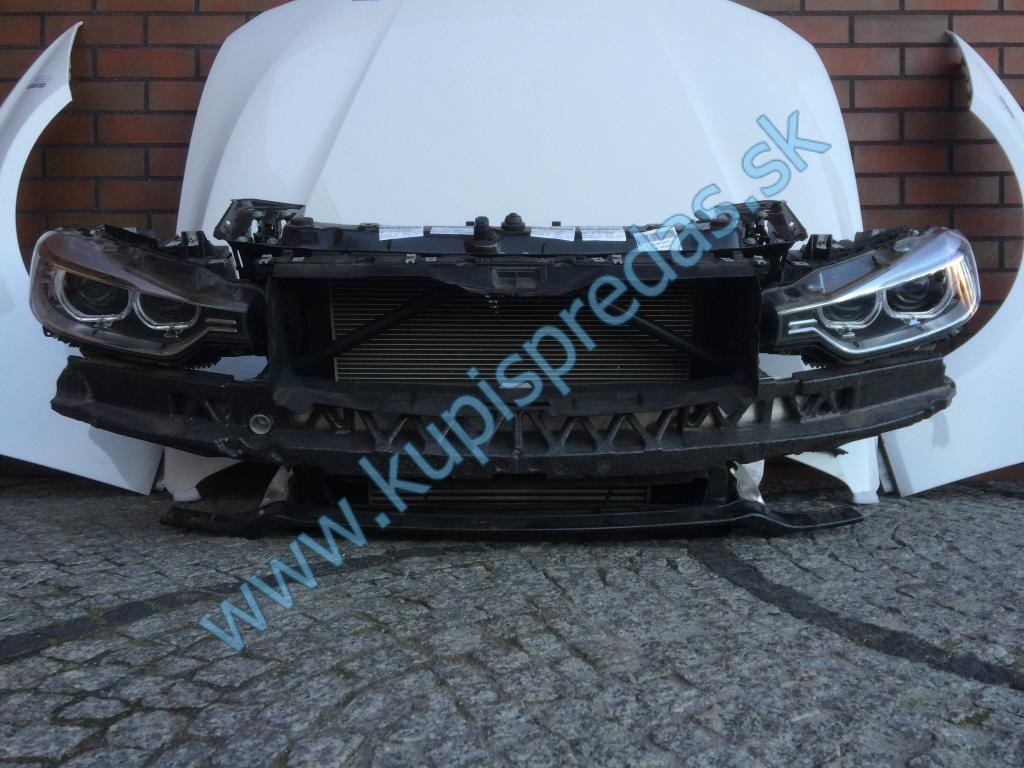 Predná kapota-čelo-blatníky-nárazník-svetlá BMW 3 F30 F31